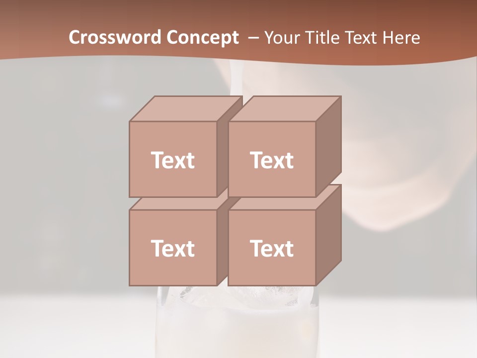 Pisco Sour Grape Schnaps Vertical PowerPoint Template