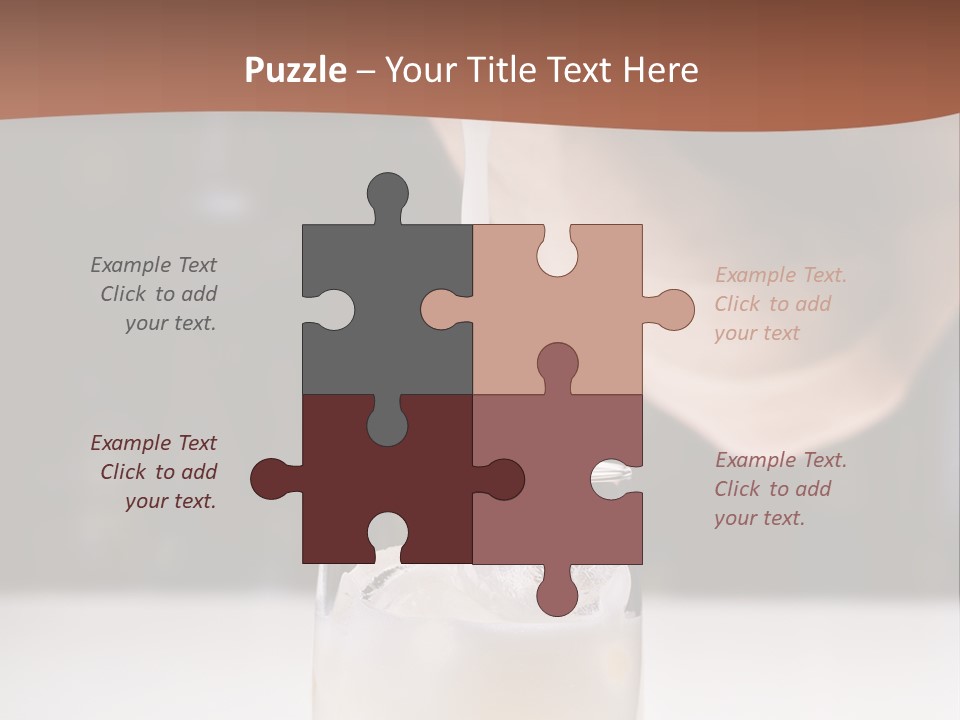 Pisco Sour Grape Schnaps Vertical PowerPoint Template