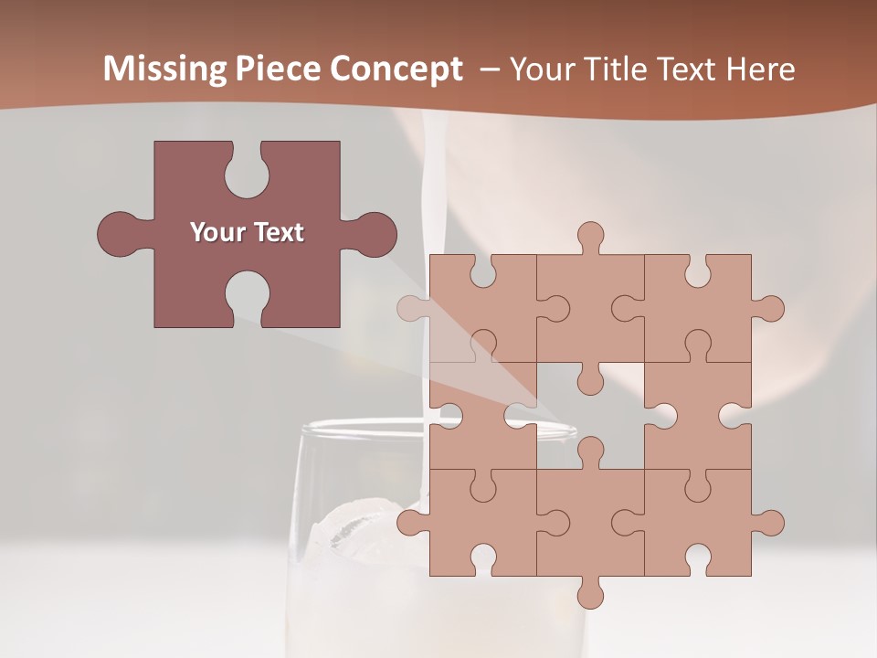 Pisco Sour Grape Schnaps Vertical PowerPoint Template