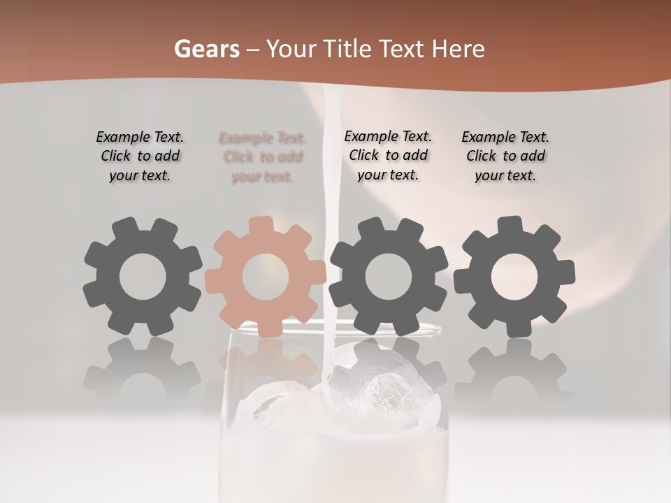 Pisco Sour Grape Schnaps Vertical PowerPoint Template