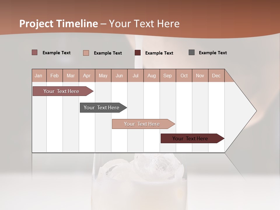 Pisco Sour Grape Schnaps Vertical PowerPoint Template