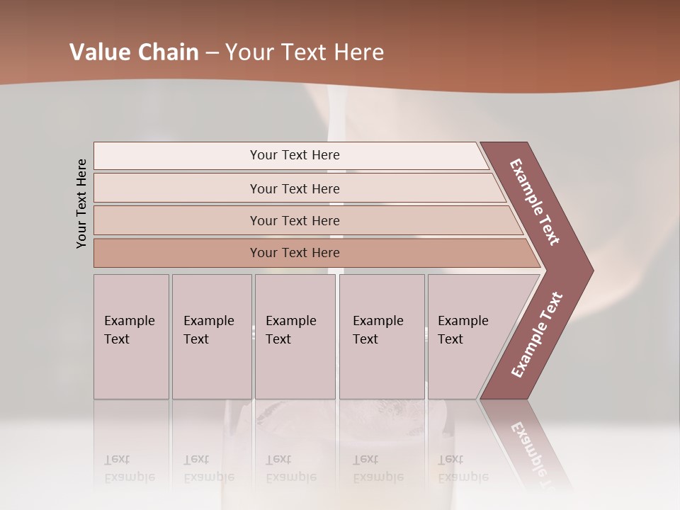 Pisco Sour Grape Schnaps Vertical PowerPoint Template
