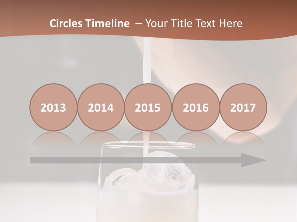 Pisco Sour Grape Schnaps Vertical PowerPoint Template