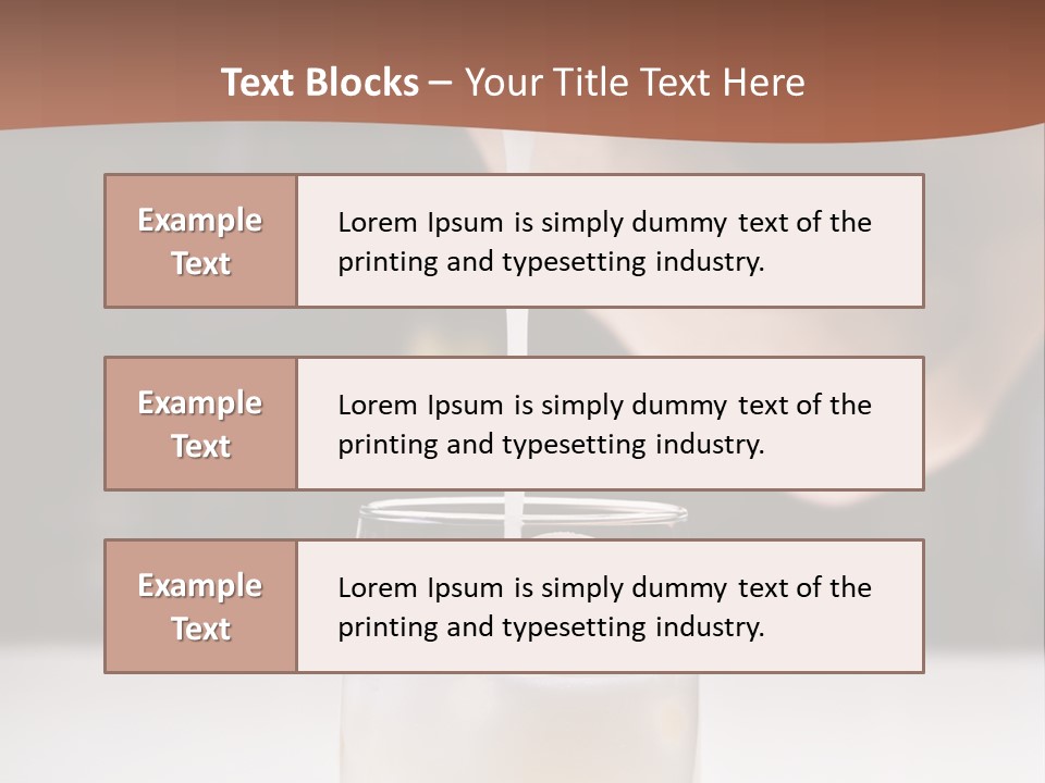 Pisco Sour Grape Schnaps Vertical PowerPoint Template