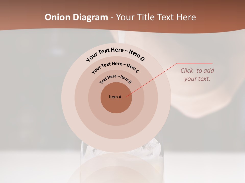 Pisco Sour Grape Schnaps Vertical PowerPoint Template