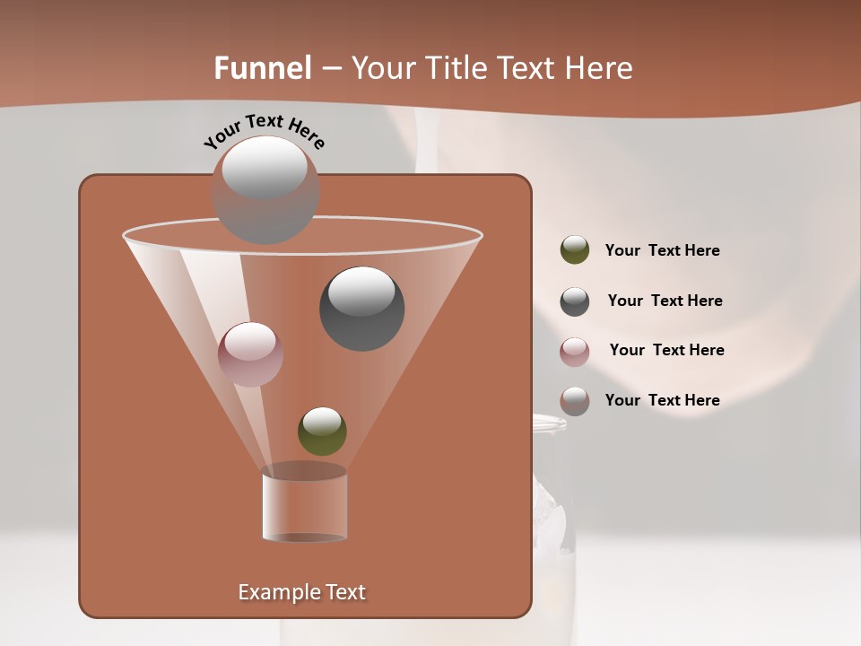 Pisco Sour Grape Schnaps Vertical PowerPoint Template