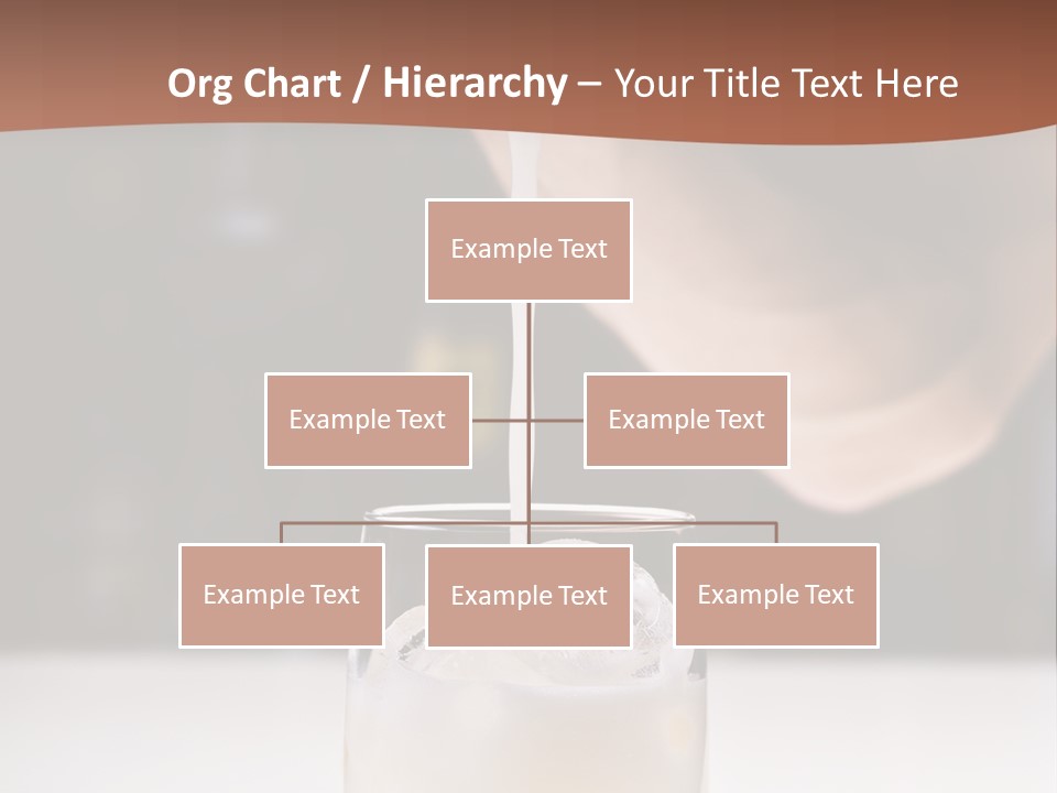 Pisco Sour Grape Schnaps Vertical PowerPoint Template