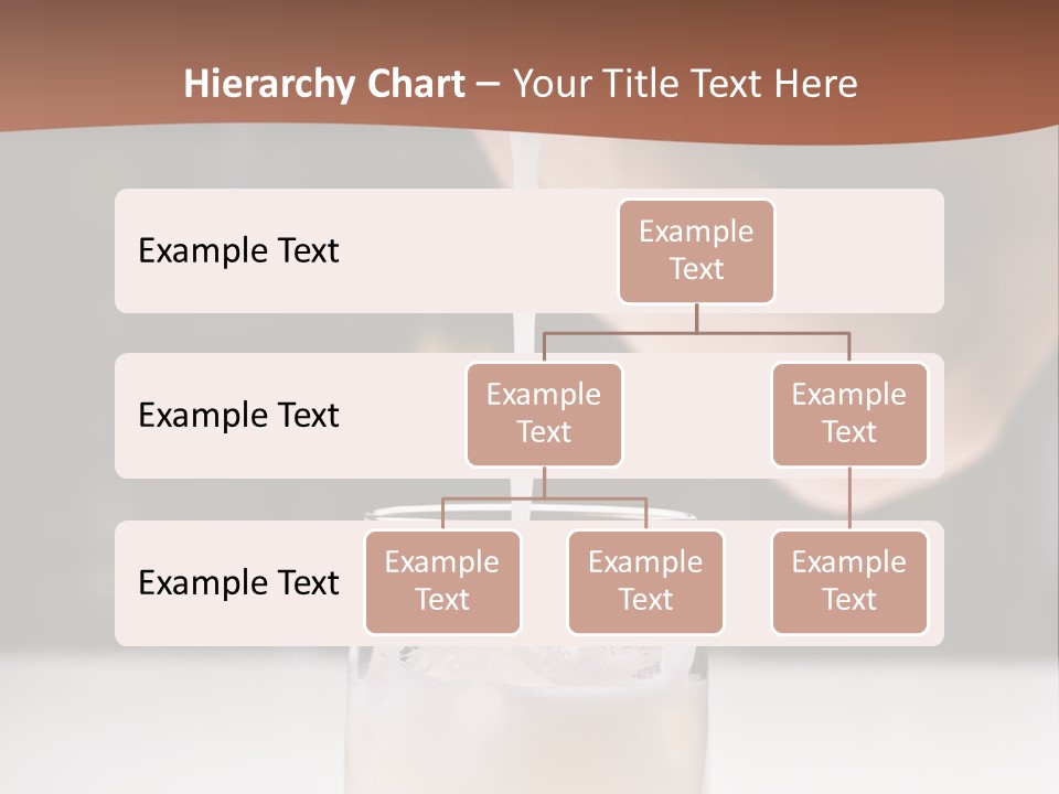 Pisco Sour Grape Schnaps Vertical PowerPoint Template