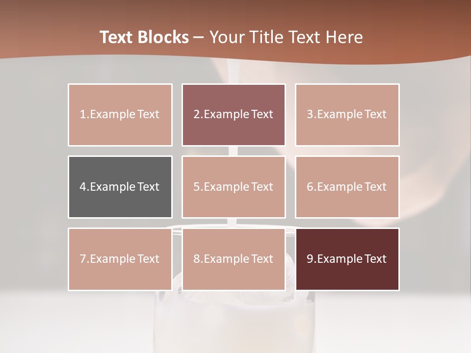 Pisco Sour Grape Schnaps Vertical PowerPoint Template