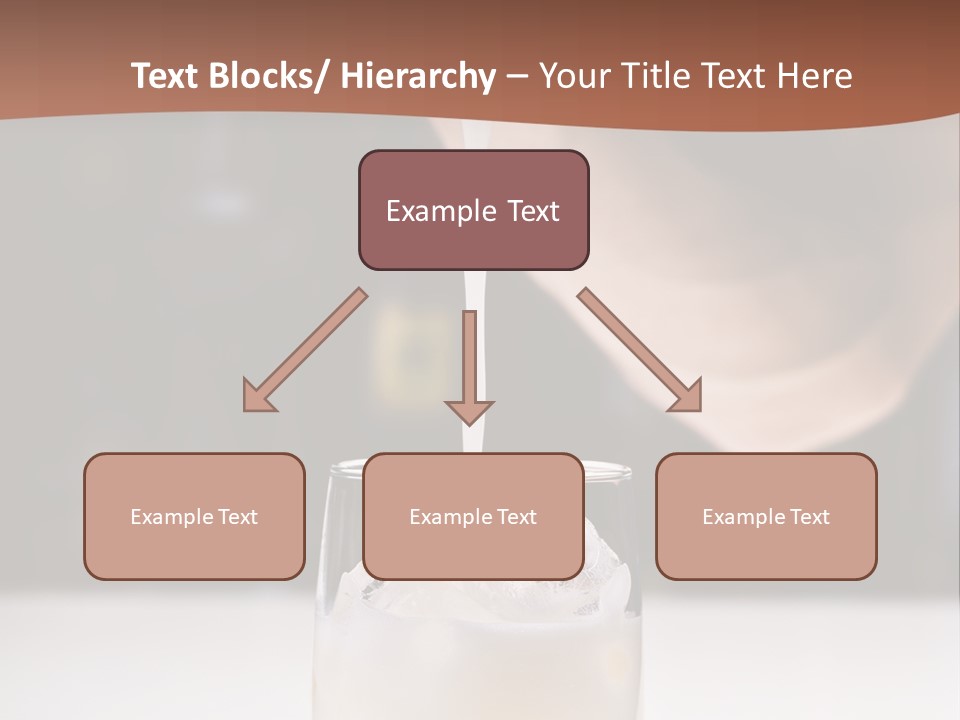Pisco Sour Grape Schnaps Vertical PowerPoint Template