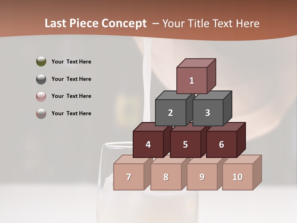 Pisco Sour Grape Schnaps Vertical PowerPoint Template