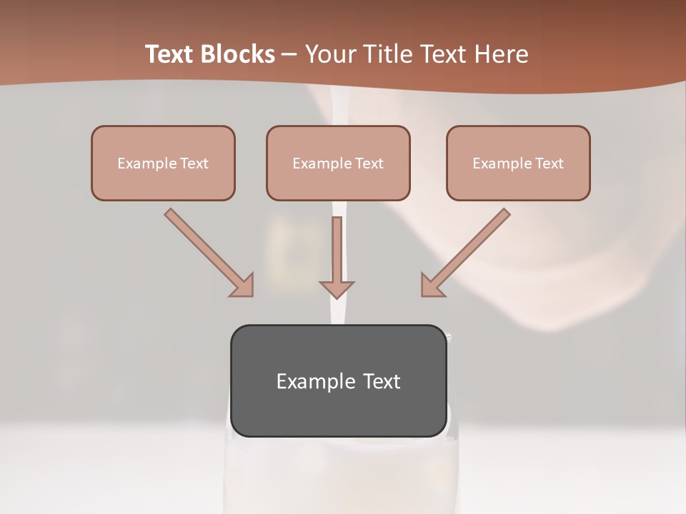 Pisco Sour Grape Schnaps Vertical PowerPoint Template