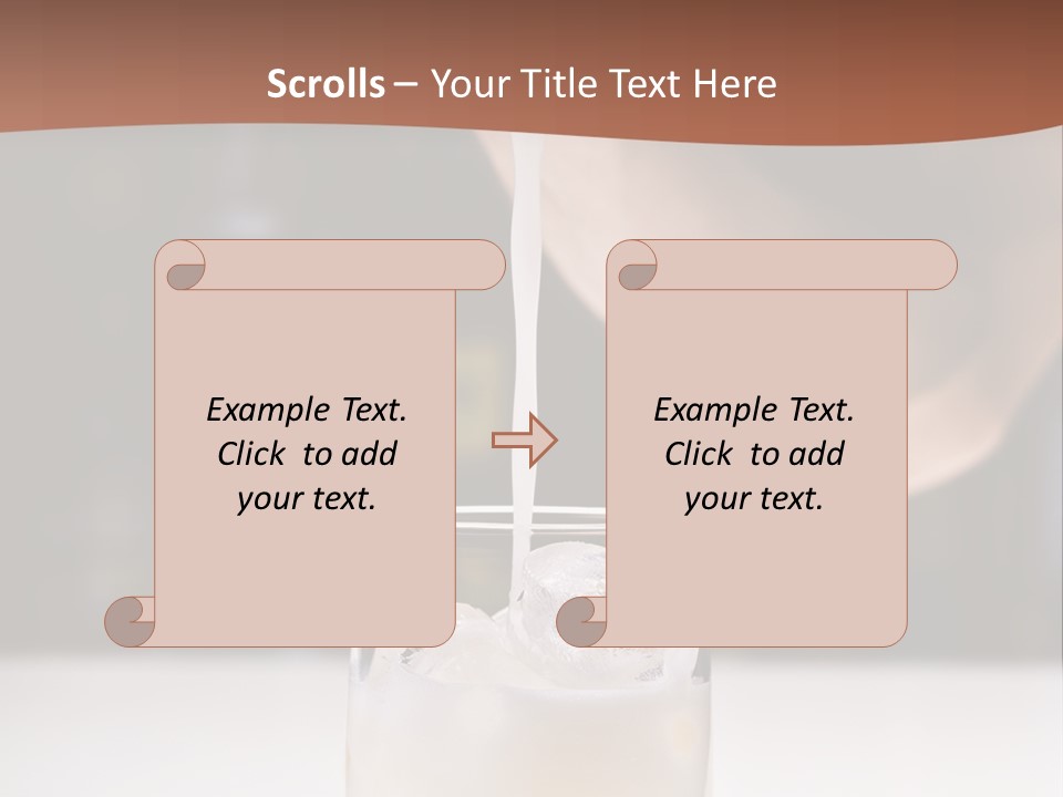 Pisco Sour Grape Schnaps Vertical PowerPoint Template