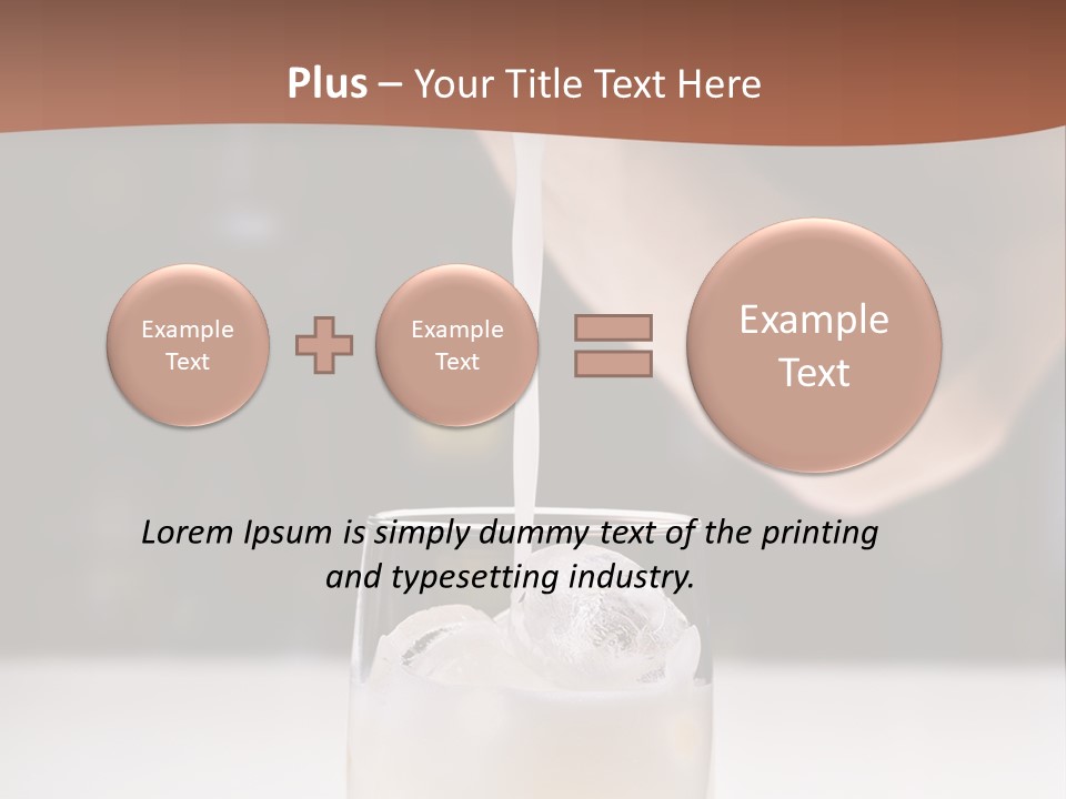 Pisco Sour Grape Schnaps Vertical PowerPoint Template