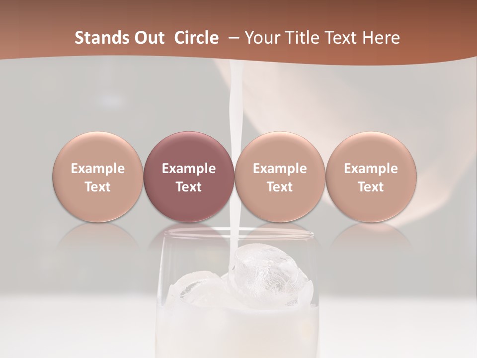 Pisco Sour Grape Schnaps Vertical PowerPoint Template