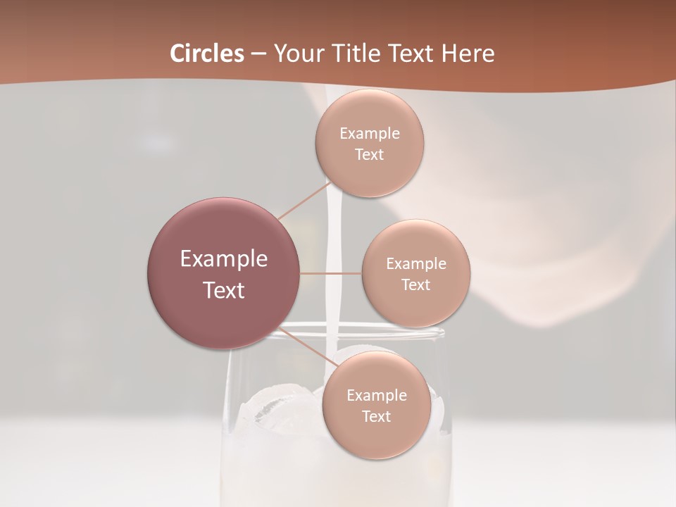 Pisco Sour Grape Schnaps Vertical PowerPoint Template