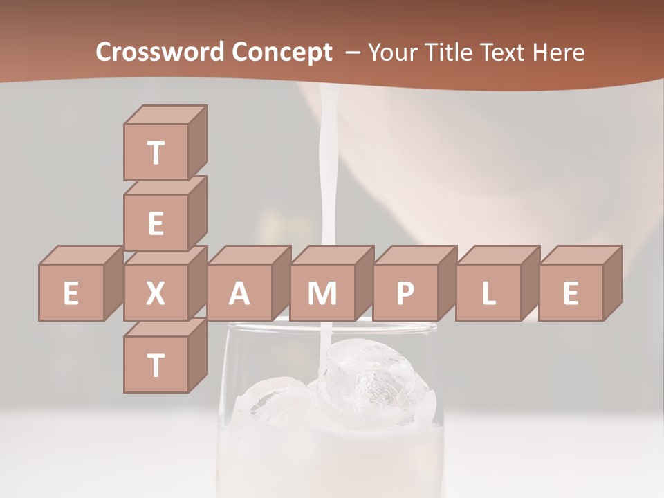 Pisco Sour Grape Schnaps Vertical PowerPoint Template