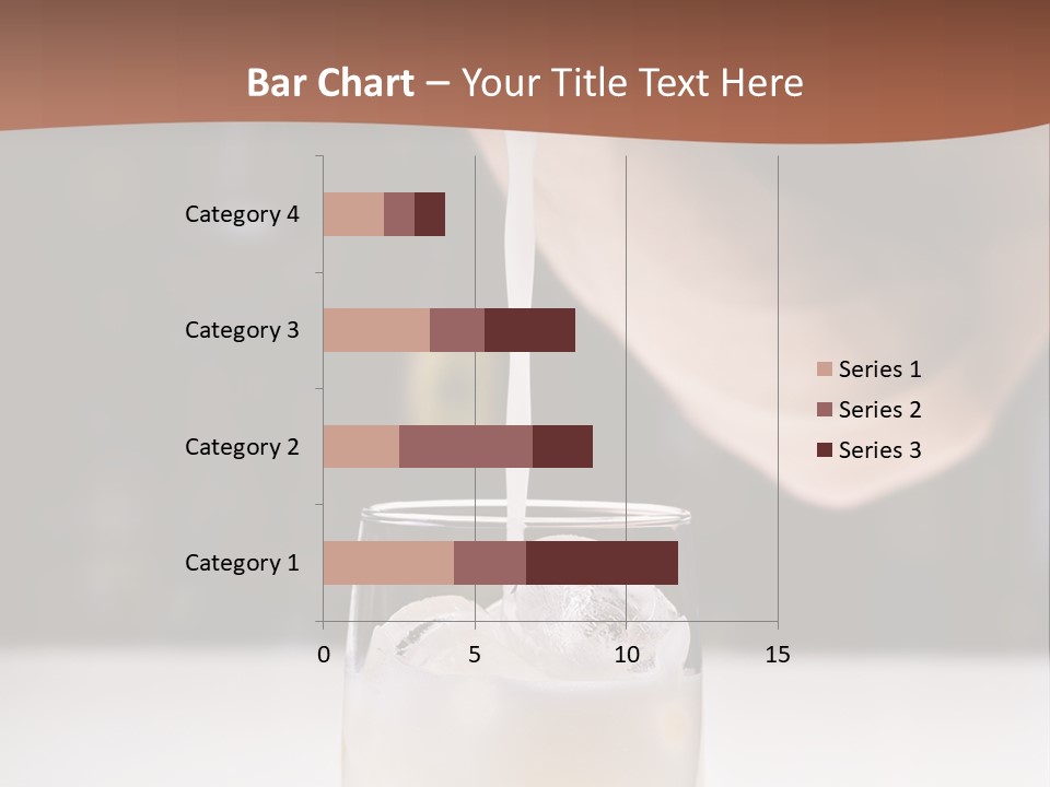 Pisco Sour Grape Schnaps Vertical PowerPoint Template