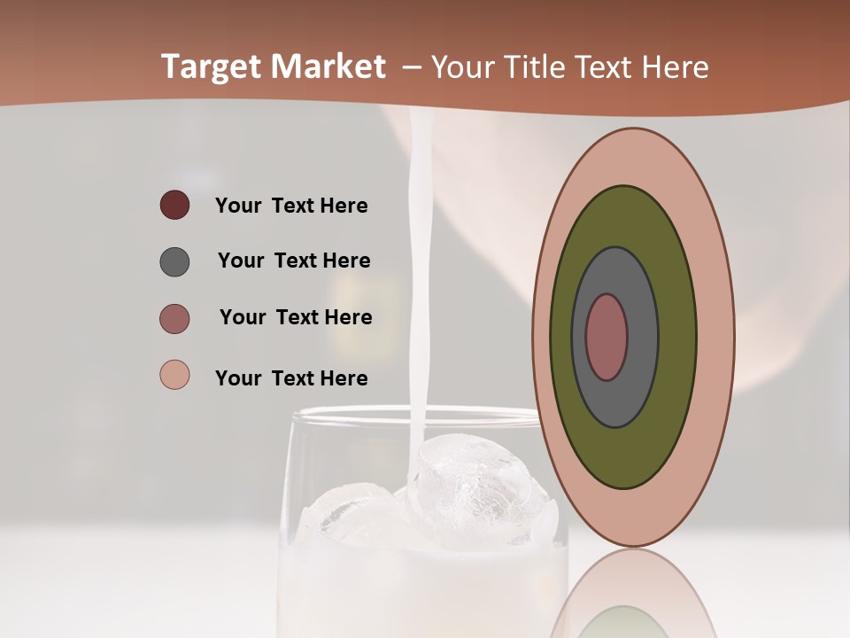 Pisco Sour Grape Schnaps Vertical PowerPoint Template