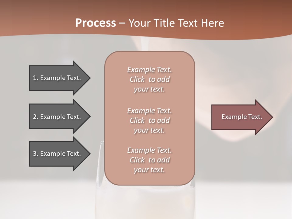 Pisco Sour Grape Schnaps Vertical PowerPoint Template