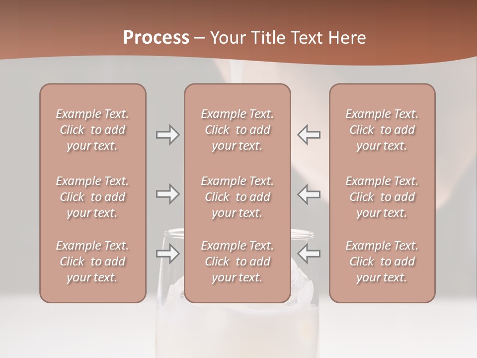 Pisco Sour Grape Schnaps Vertical PowerPoint Template