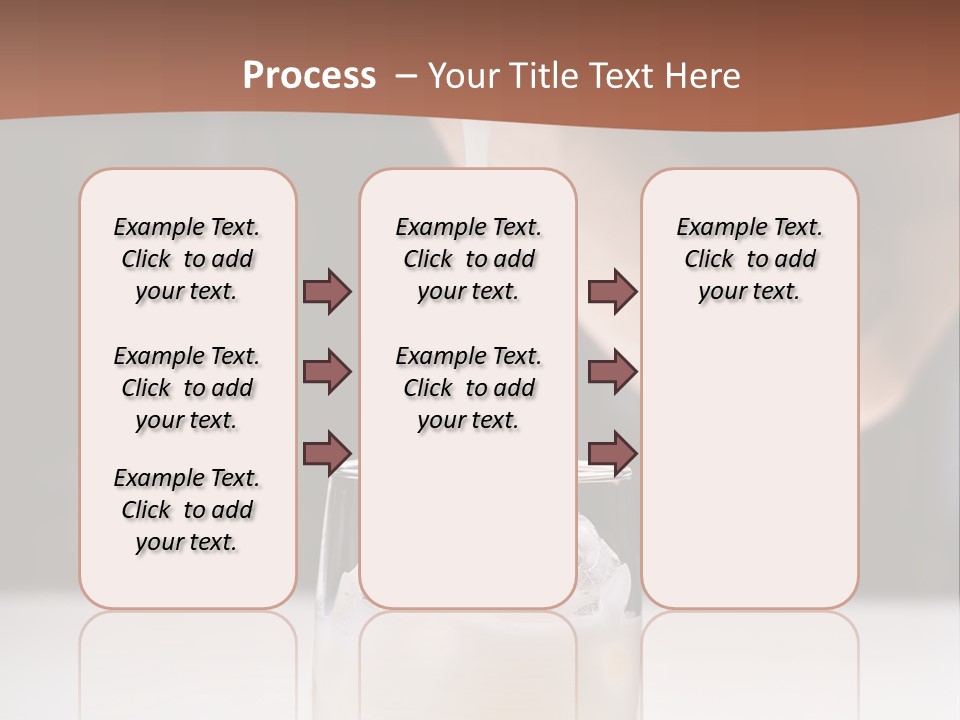 Pisco Sour Grape Schnaps Vertical PowerPoint Template