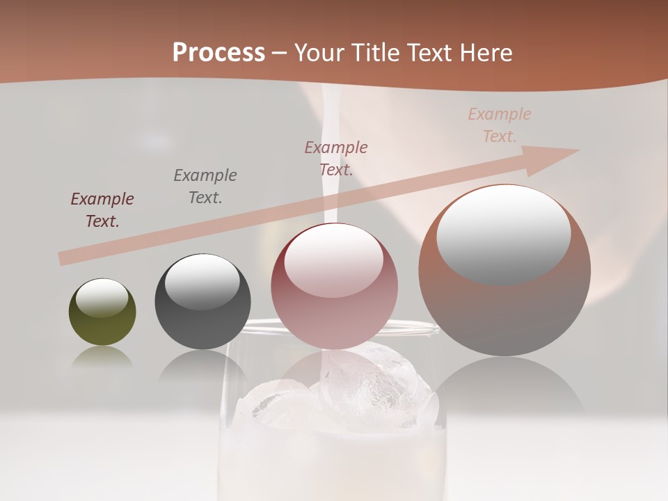 Pisco Sour Grape Schnaps Vertical PowerPoint Template