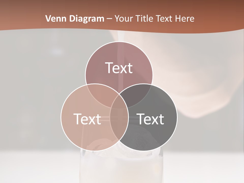 Pisco Sour Grape Schnaps Vertical PowerPoint Template