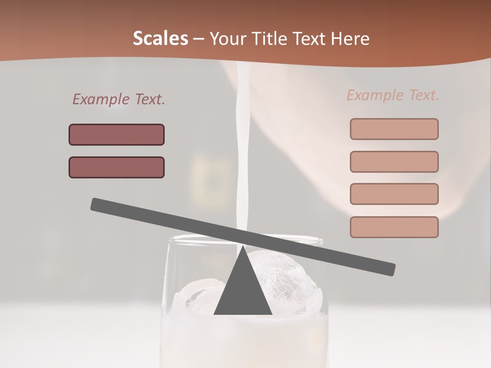 Pisco Sour Grape Schnaps Vertical PowerPoint Template