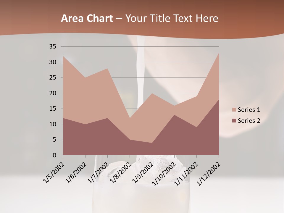 Pisco Sour Grape Schnaps Vertical PowerPoint Template