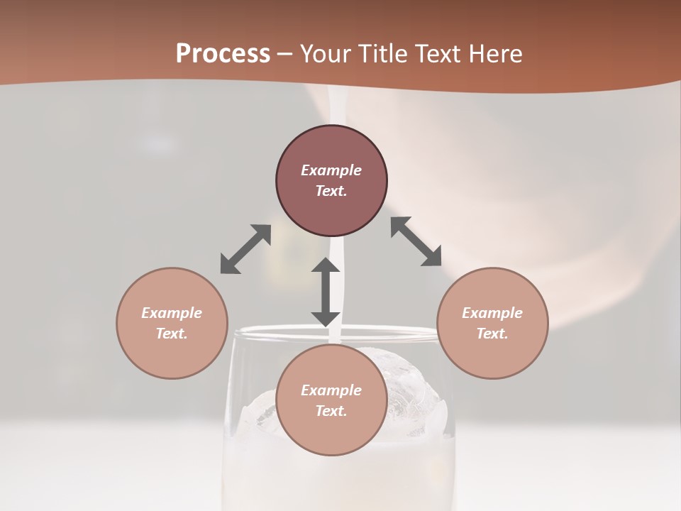 Pisco Sour Grape Schnaps Vertical PowerPoint Template