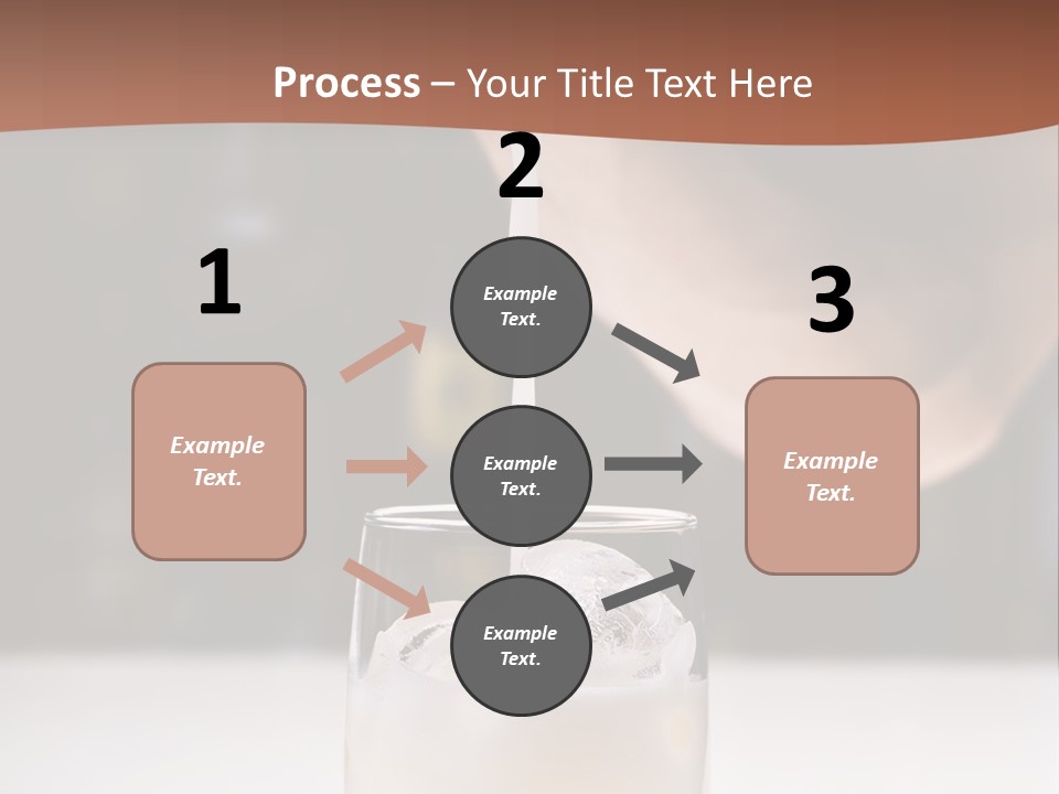 Pisco Sour Grape Schnaps Vertical PowerPoint Template
