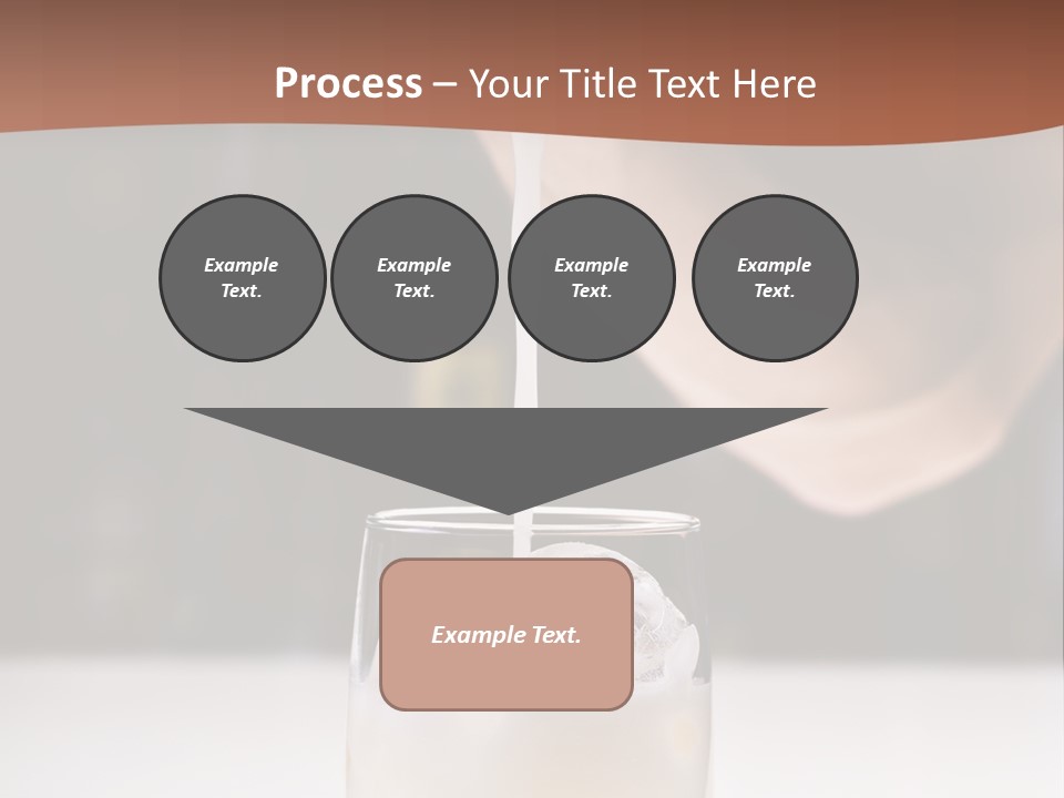 Pisco Sour Grape Schnaps Vertical PowerPoint Template