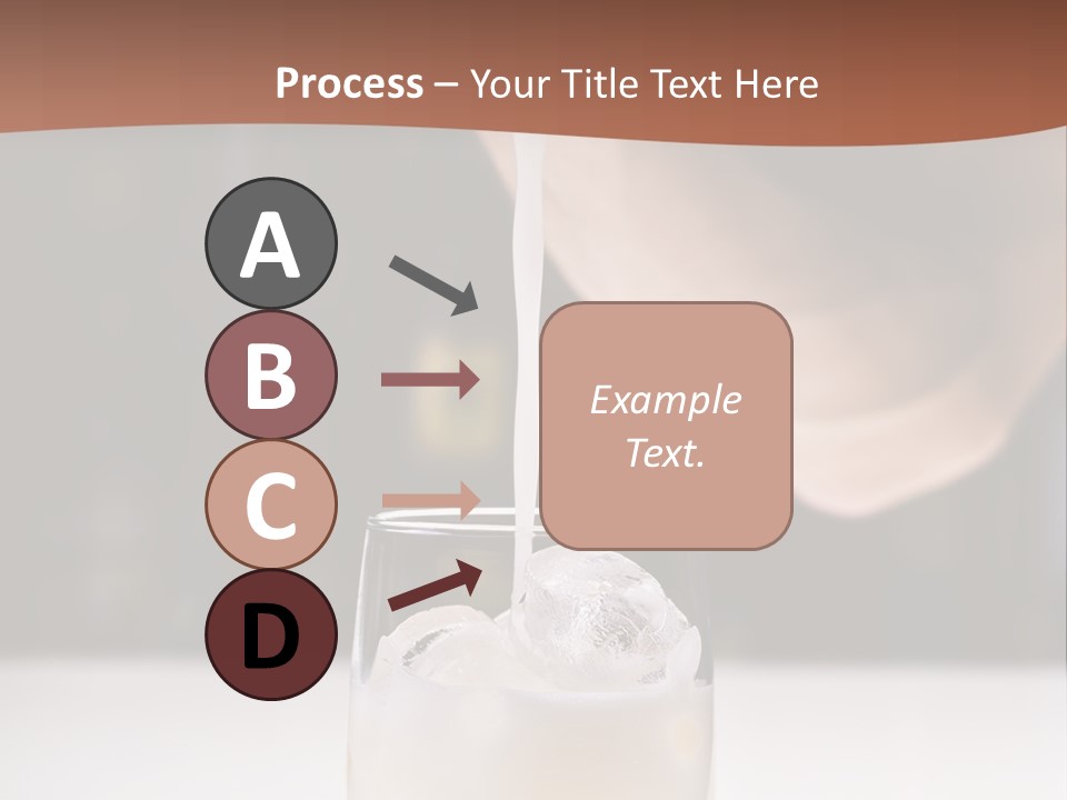 Pisco Sour Grape Schnaps Vertical PowerPoint Template