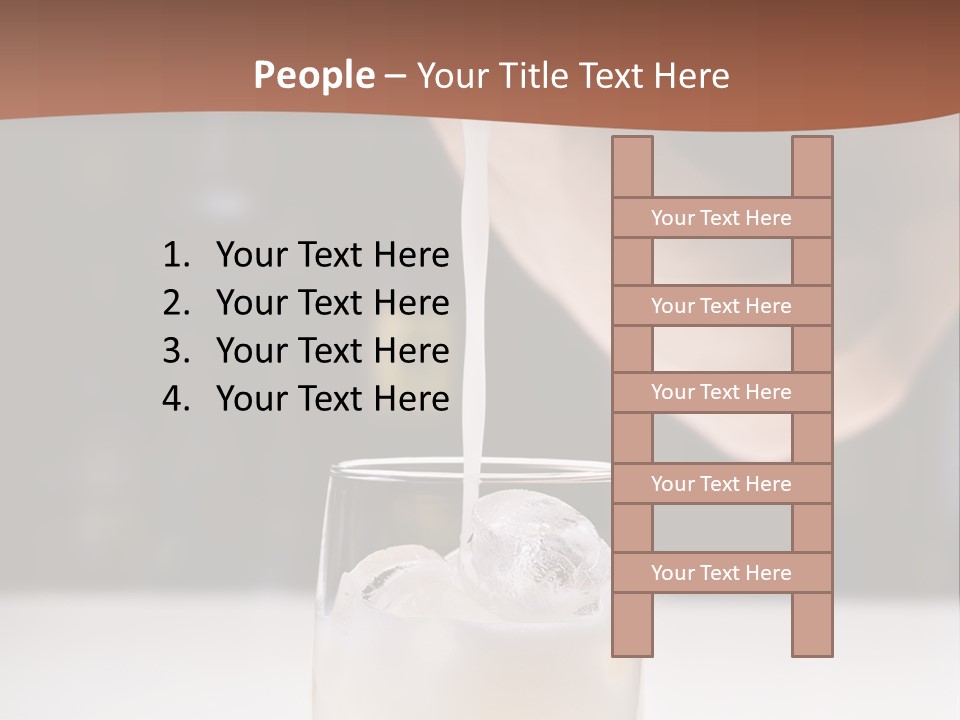 Pisco Sour Grape Schnaps Vertical PowerPoint Template