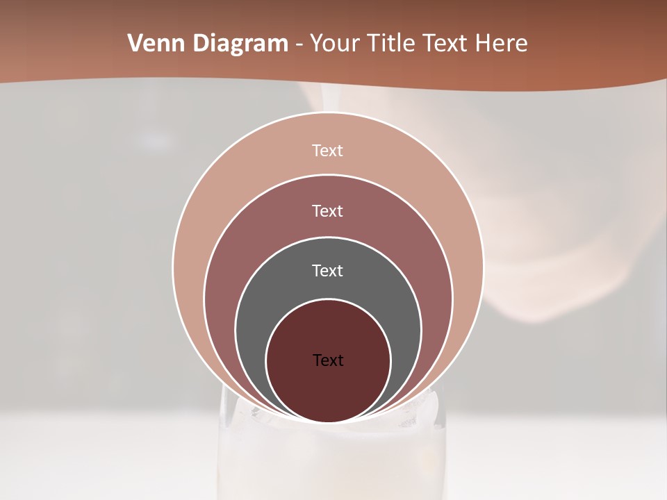 Pisco Sour Grape Schnaps Vertical PowerPoint Template