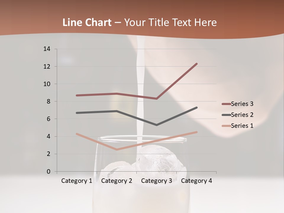 Pisco Sour Grape Schnaps Vertical PowerPoint Template