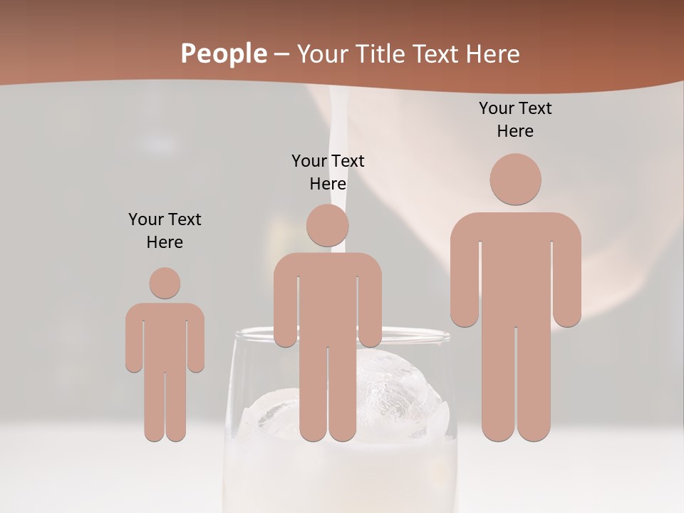 Pisco Sour Grape Schnaps Vertical PowerPoint Template