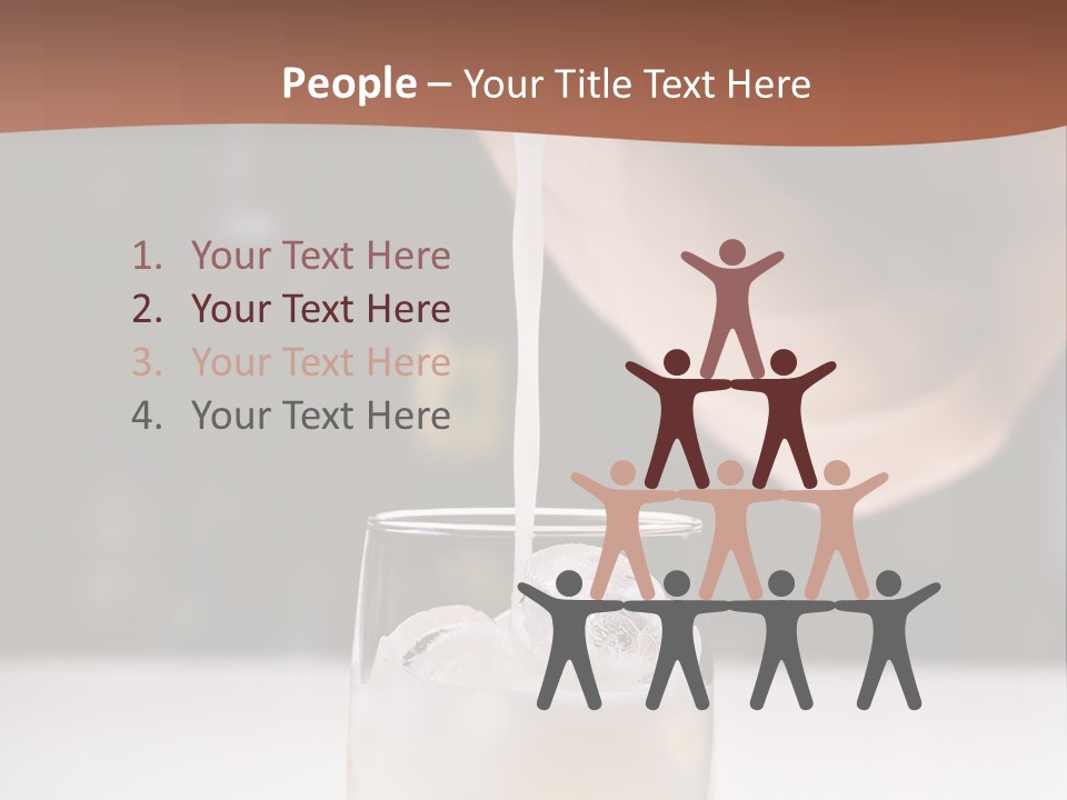 Pisco Sour Grape Schnaps Vertical PowerPoint Template