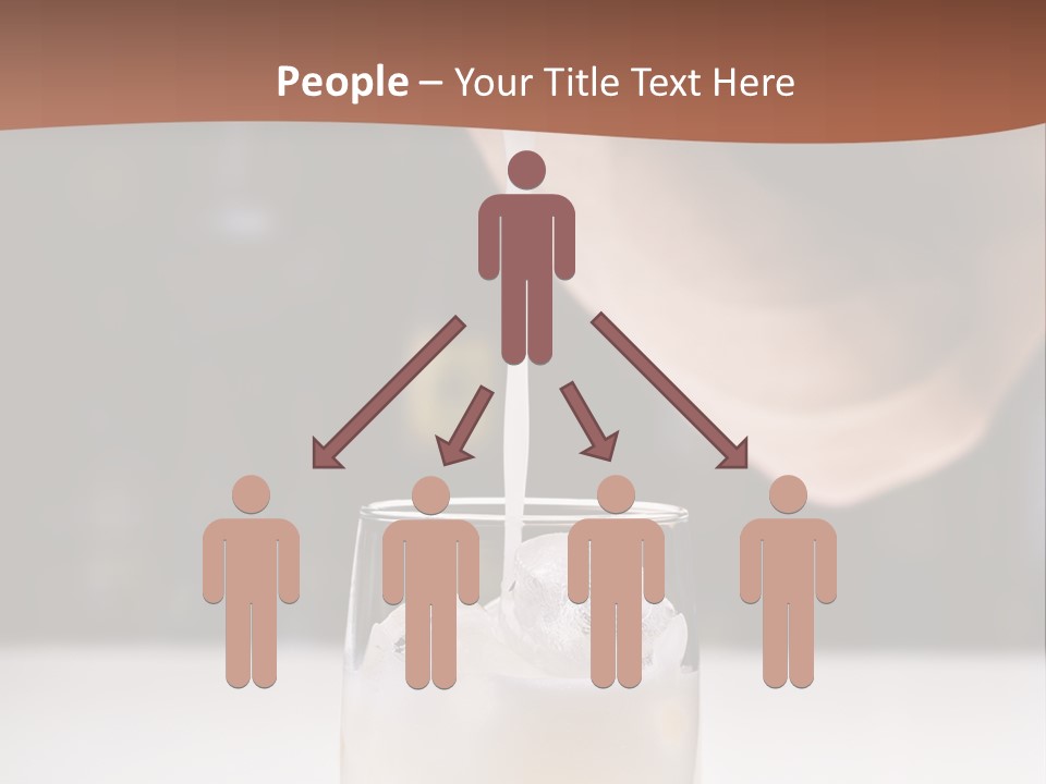 Pisco Sour Grape Schnaps Vertical PowerPoint Template