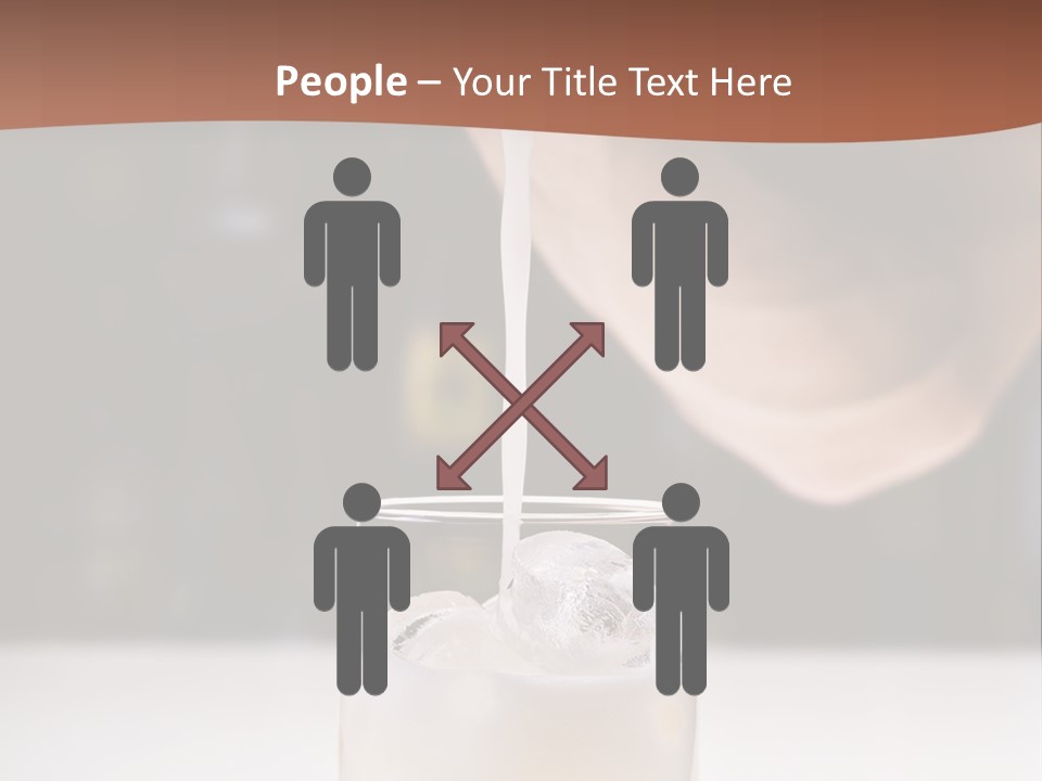 Pisco Sour Grape Schnaps Vertical PowerPoint Template