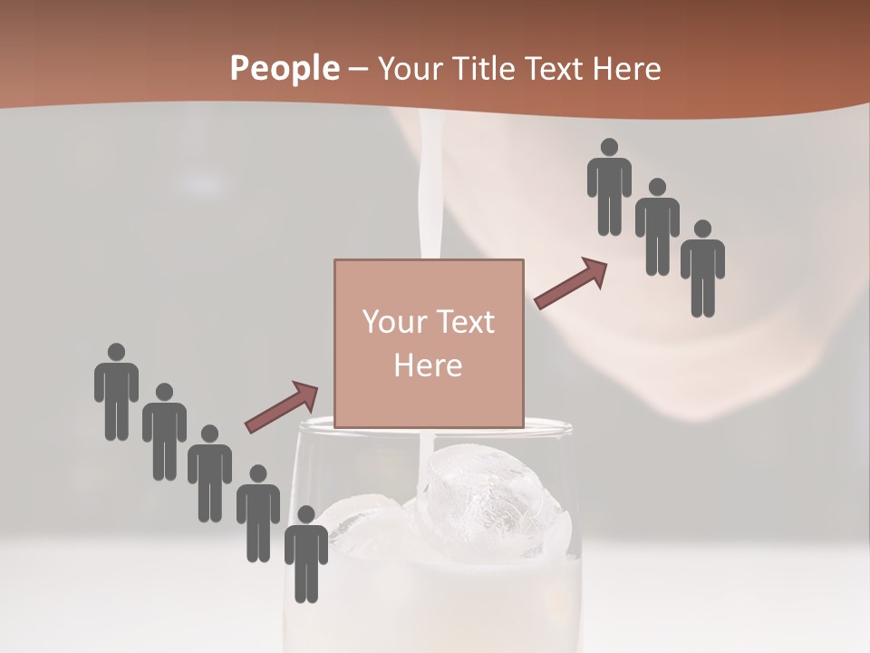 Pisco Sour Grape Schnaps Vertical PowerPoint Template