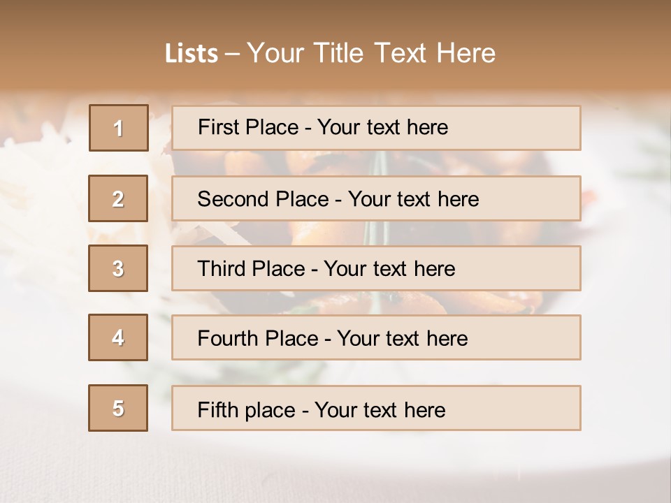 Traditional Healthy Gourmet PowerPoint Template