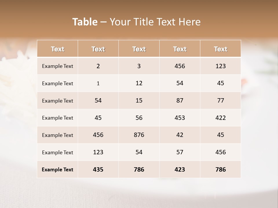Traditional Healthy Gourmet PowerPoint Template
