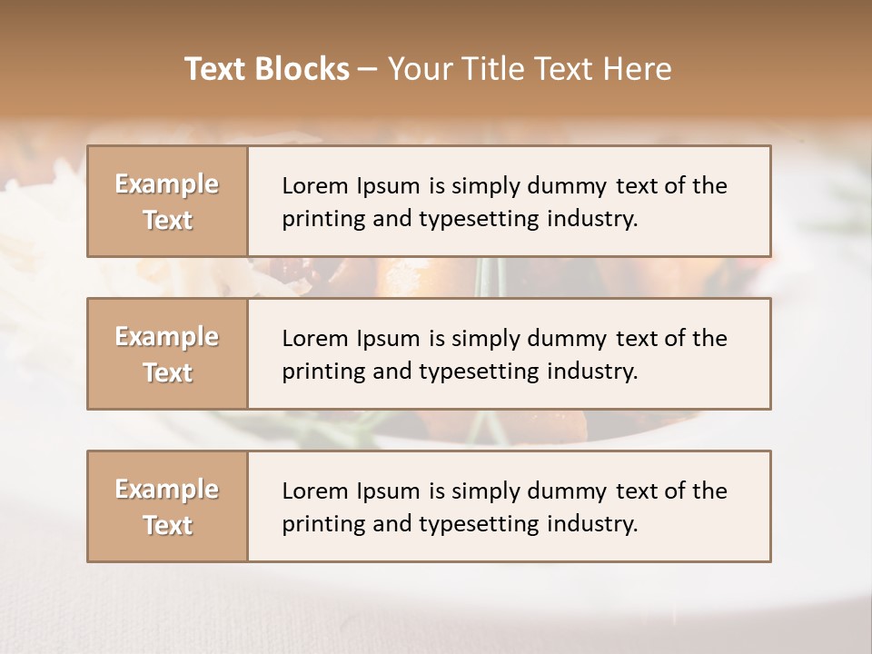 Traditional Healthy Gourmet PowerPoint Template