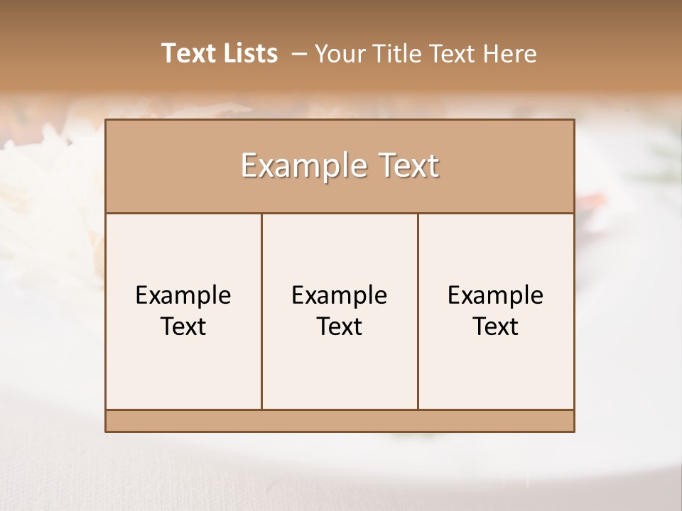 Traditional Healthy Gourmet PowerPoint Template
