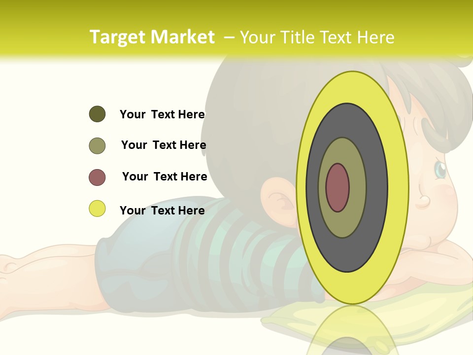 Person Illustration Pillow PowerPoint Template