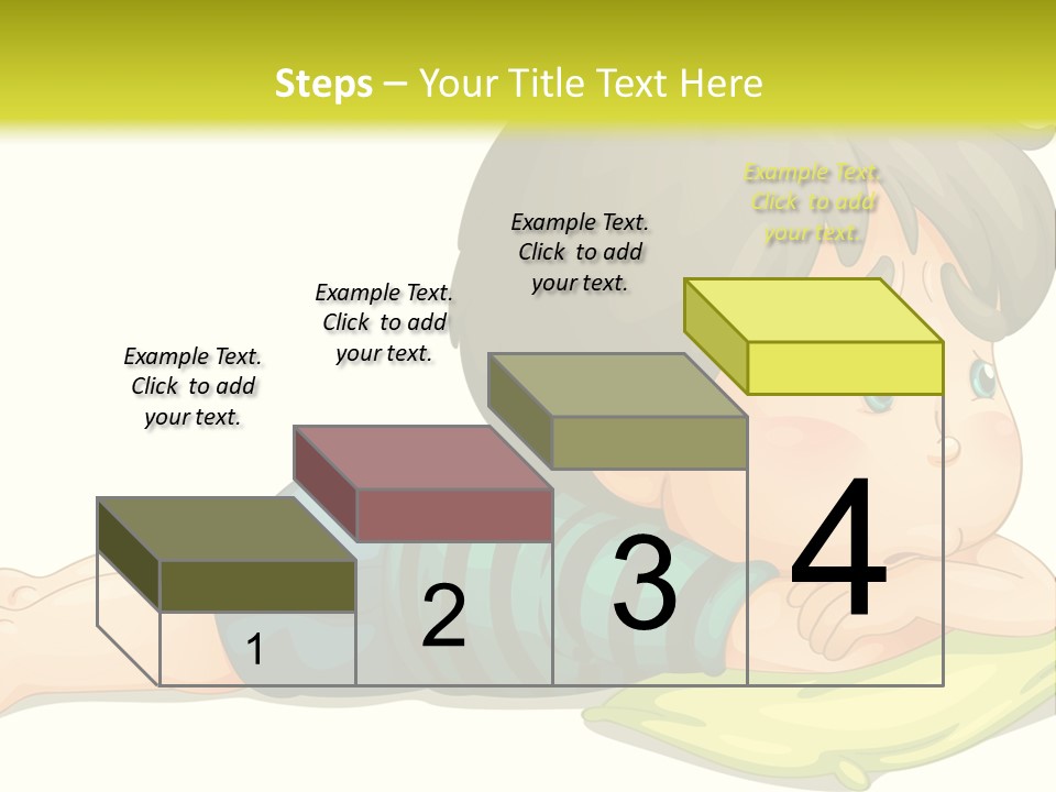 Person Illustration Pillow PowerPoint Template