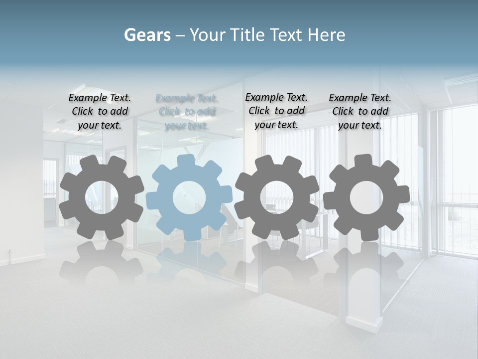 Lit Screen Ceiling PowerPoint Template