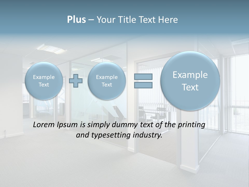 Lit Screen Ceiling PowerPoint Template